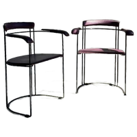 Per Stuk (2) - Vintage Arrben Italy Stoelen Paars