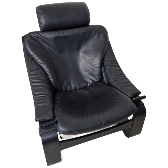 Vintage Super Relaxte Scandinavisch Design Fauteuil Jaren 70 1