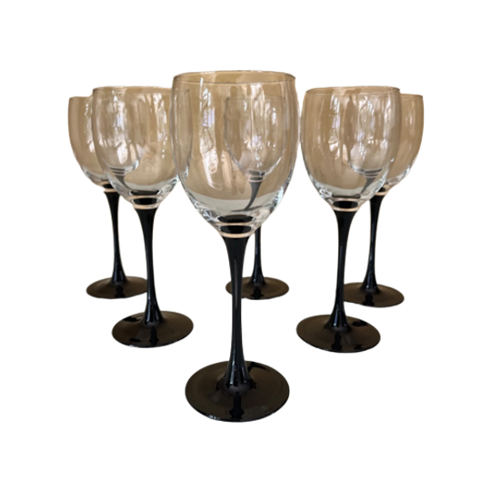 Set 6 Grote Glazen Van Luminarc 1