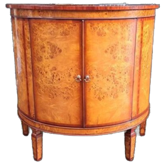 Antieke Wortelnoten Houten Commode Wandconsole, Wandkast, H 1