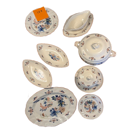 80 Delig!!: “Boch – La Louvière – Rhodes – Dishwasher Proof” Servies 1