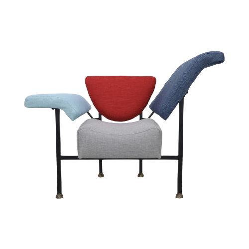 Postmodern Lounge Chair “Groeten Uit Holland” By Rob Eckhardt For Pastoe, 1980S