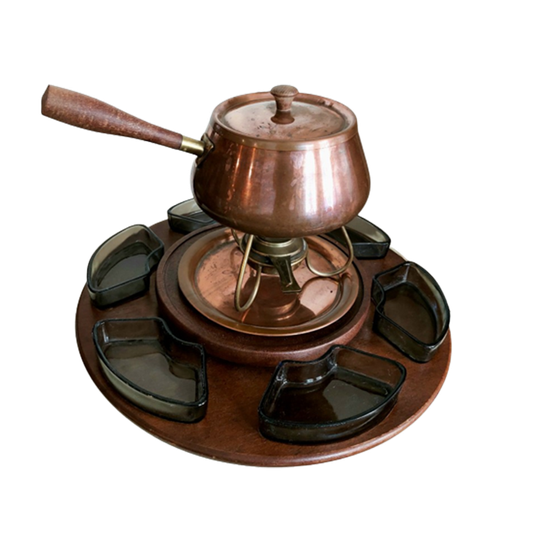 Vintage <<<brand>>>, Borrel, Fondue Set Fonduepan 1