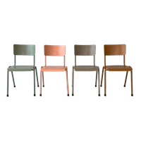 Retro Eettafelstoelen Nieuw Stapelstoel Kantine Prijs P/stuk