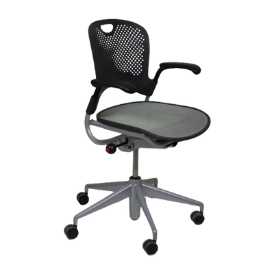 Refurbished Herman Miller Caper Vergaderstoel - Wit