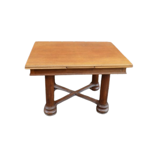 Rechthoekige Eettafel Van Eiken 1
