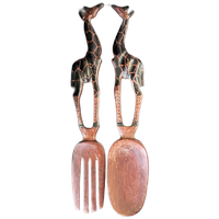 Slacouvert Giraffe Handmade Hout Vintage