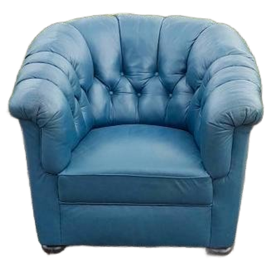 Nette En Luxe Vintage Leren Club Seat Chesterfield Look 1