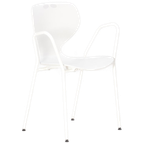 Kantinestoel Ahrend 450, Wit, 4-Poot Onderstel thumbnail 1