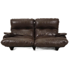 Ligne Roset Marsala 2 Zit Sofa - Bruin Leder thumbnail 1