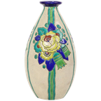 Polychrome Art Deco Vaas Charles Catteau Boch Keramis D2366 thumbnail 1