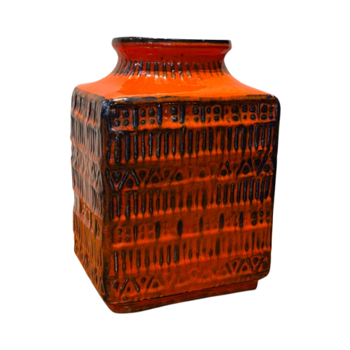 Model 71-20 Vase By Bodo Mans For Bay Keramik, Germany, 1960S