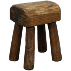 Vintage Kruk Primitief Brutalist Folkart Style thumbnail 1