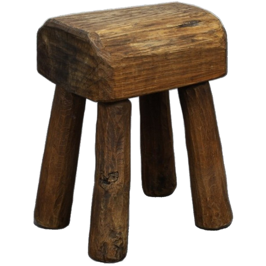 Vintage Kruk Primitief Brutalist Folkart Style 1