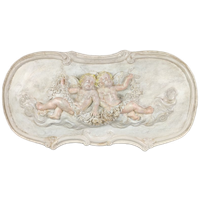 Gipsen Ornament Met Cherubijnen