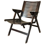 Vintage Mid Century Rex Klapstoel, Design Niko Kralj thumbnail 1