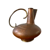 Vintage Koperen Gieter. Unieke Art Deco Gieter Koper. Curiosa Topper.