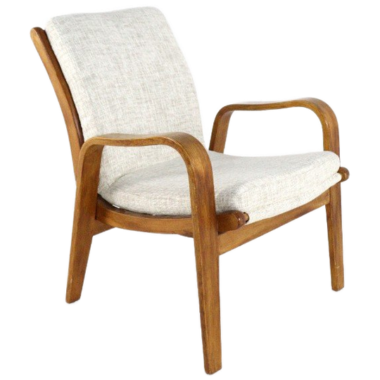 Cees Braakman Pastoe Fb06 Plywood Fauteuil Dames Gestoffeerd 1