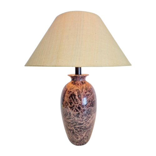 Vintage Tafellamp Marmer Lamp France Regency Mid Century '60