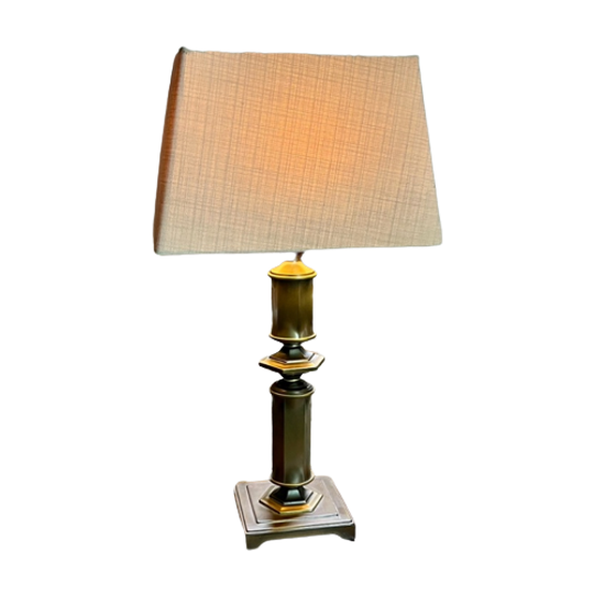 Lamp, Brons Met Kap 1