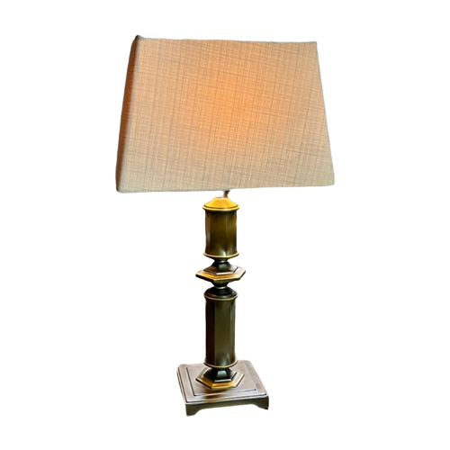 Lamp, Brons Met Kap