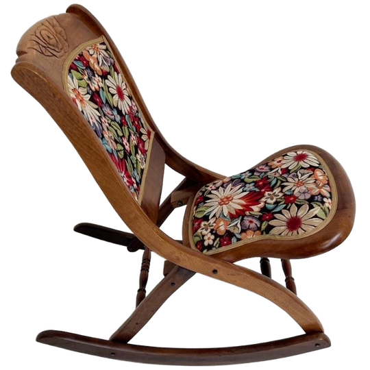 Vintage Engelse Schommelstoel, 1960's 1