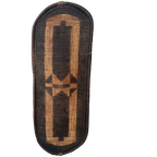 Decorative Old Ngombe War Shield – Democratic Republic Of Congo thumbnail 1