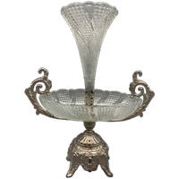 Antiek Centerpiece Tafelstuk Kristal