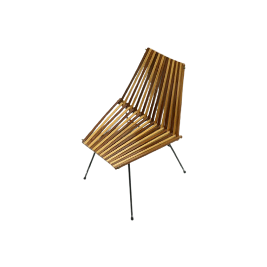 Rare Model 218 Slat Chair By Rohé Noordwolde The Netherlands 1961 1