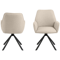Aske Eetkamerstoel - Set Van 2 - Beige