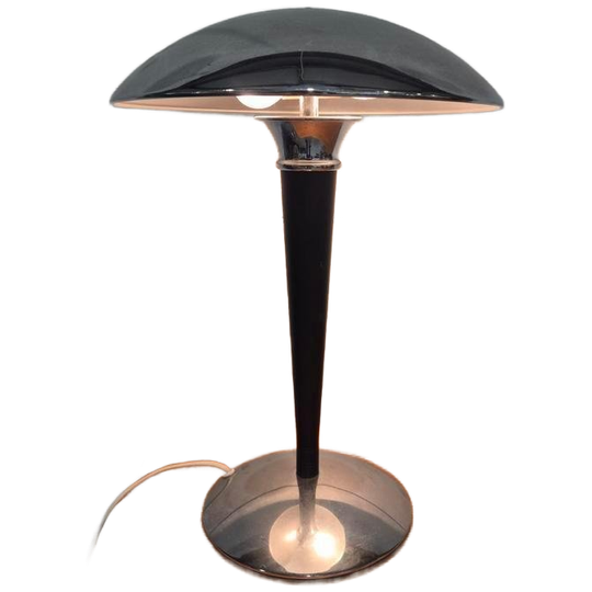 Vintage Ikea Dakapo Mushroom Chroom Lamp Art Deco 1