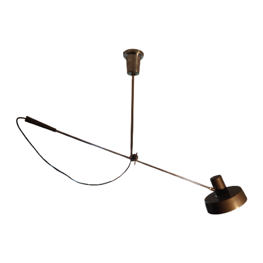 Mid Century Counter Balnce Ceiling Lamp By Willem Hagoord 1