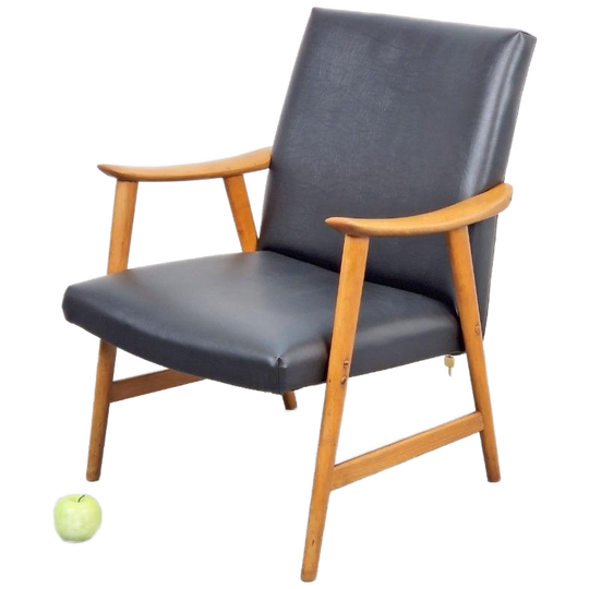 Vintage Fauteuil De Ster Gelderland Deens Design ‘60 Beuken 1