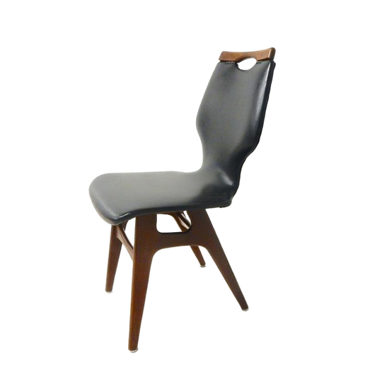 Retro Vintage Stoel Eetkamerstoel Jaren 60 Design Teak 1