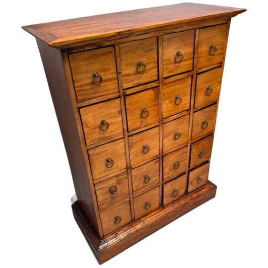 Vintage Ladenkast / Apothekerskast / Archiefkast 20 Lades 1
