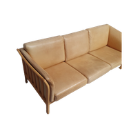 Leather Skalma 3 Seat Sofa / Model Asmara