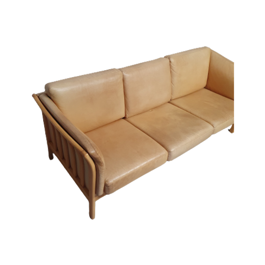 Leather Skalma 3 Seat Sofa / Model Asmara 1