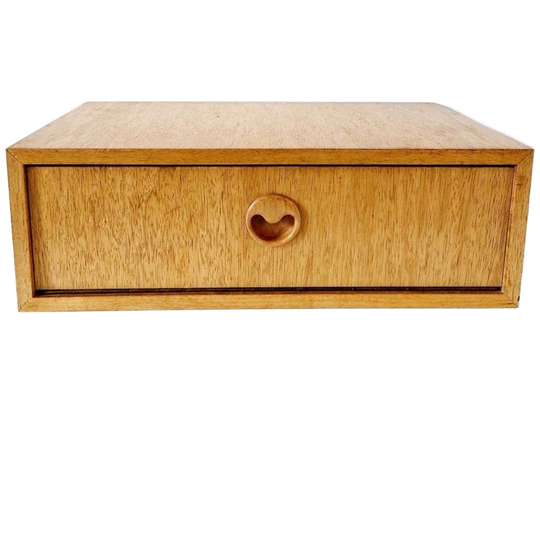 Vintage Zwevend Kastje Nachtkastje Deens Wastafel Kastje 1