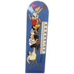 Enamel Thermometer - Limited Edition - Suske & Wiske - As New! - 'De Levende Toren' thumbnail 1