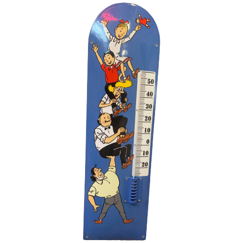 Enamel Thermometer - Limited Edition - Suske & Wiske - As New! - 'De Levende Toren'