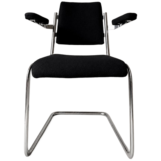 8 Vintage Tecta Buisframe Stoelen – Bauhaus / Jean Prouvé 1