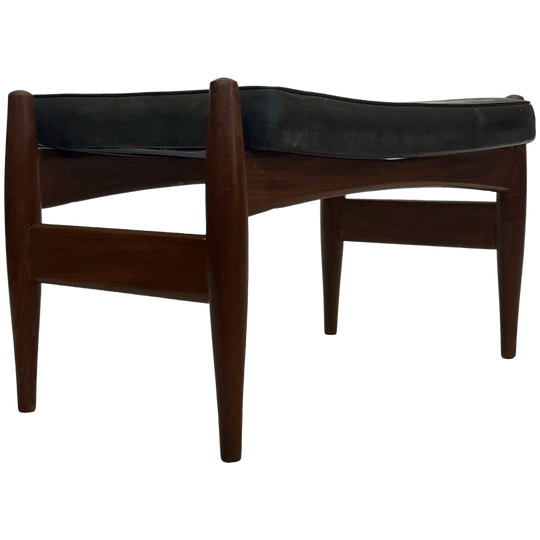 Vintage Spøttrup Ottoman Footstool Deens Voetenbankje 1