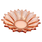 Vintage Roze Schaal Glas thumbnail 1