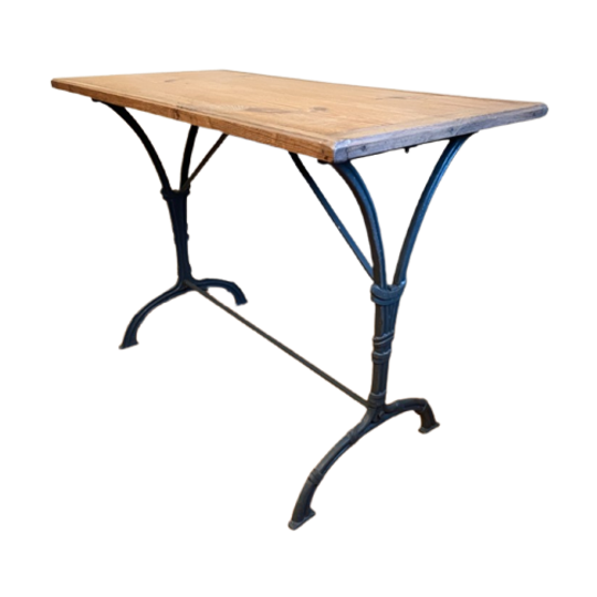Bistrotafel Bijzettafel Werktafel Tuintafel Frans Antiek 1