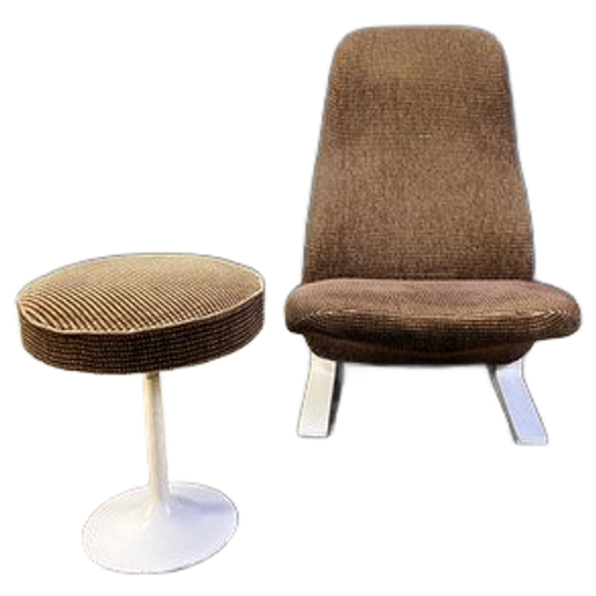 Pierre Paulin Concorde F784 Chair, 1970s 1