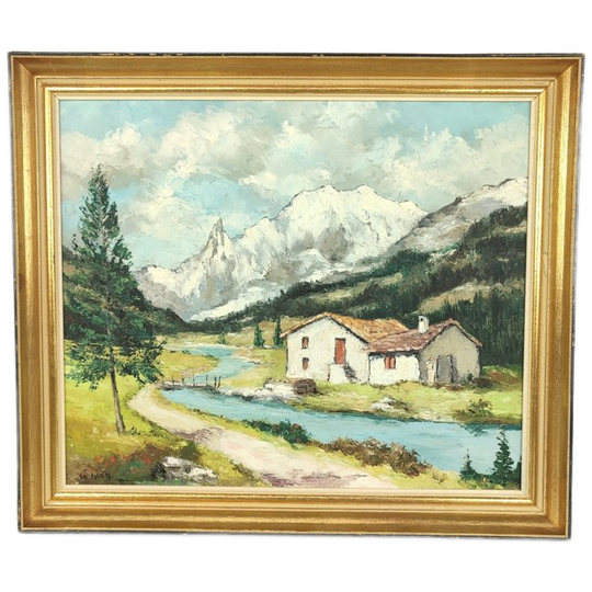 Nicole Le Guen - Schilderij - Landschap In Frankrijk 1