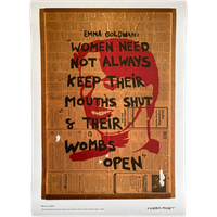 Monica Sjöö, Women Need Not Always Keep Their Mouths Shut