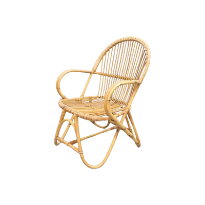 Vintage Rotan Fauteuil