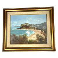 Frank H. Spears Schilderij Gesigneerd Newport Beache