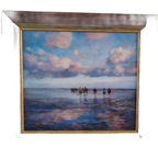 Prachtig Schilderij Van Wadlopers Door Frea Stuurwood thumbnail 1